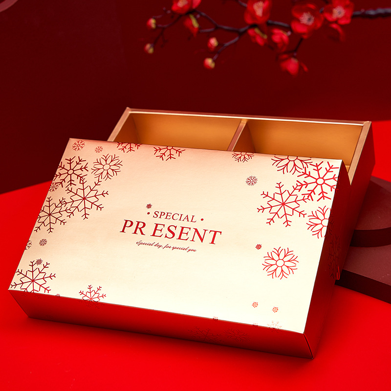 圣诞节礼物包装盒烘焙曲奇饼干糖果礼品盒空盒圣诞礼盒包装盒子
