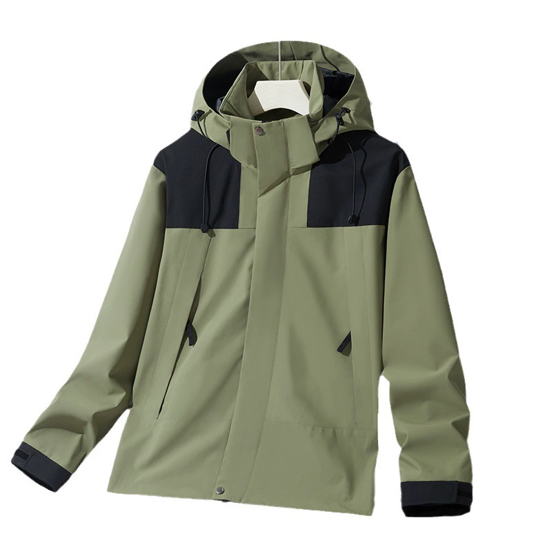Высококачественная уличная куртка Съемная Кепка для пар Водонепроницаемая ветрозащитная куртка Подростковый костюм для альпинизма Зарядный верх