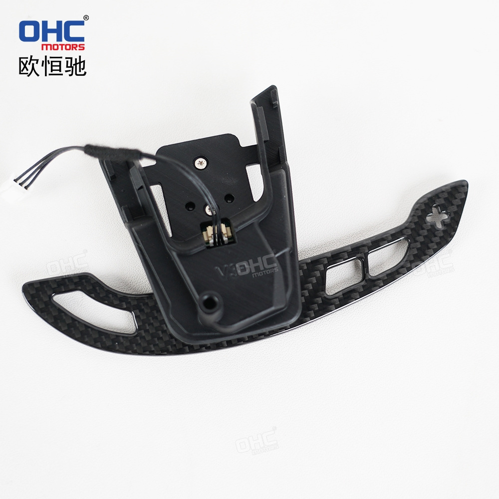 Suitable for Volkswagen Golf 7 Gti Real Carbon Fiber Magnetic Shift Paddles Steering Wheel Modification and Upgrade Parts