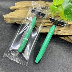 Disposable Shaving Razor for Hotels, Manual Beard Trimmer, Individual Packaging, Men's Face Shaving Knife, Travel Portable