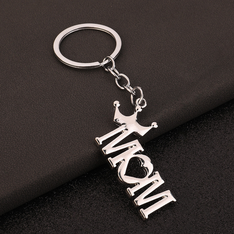 Simple Style Letter Alloy Mother'S Day Unisex Keychain 1 Piece display picture 5