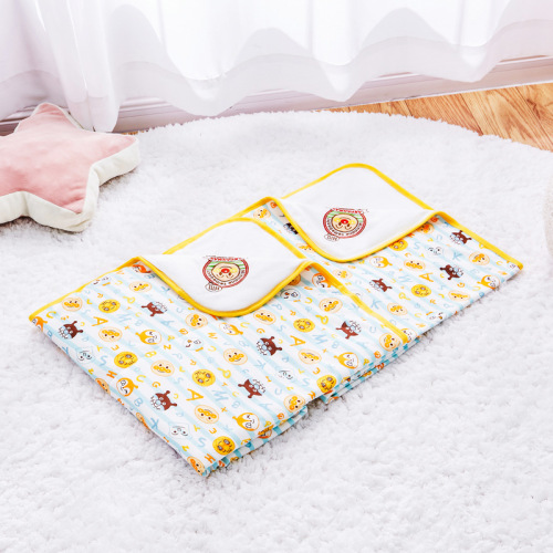 Carefully selected newborn baby quilt, pure cotton anti-shock quilt, delivery room baby swaddling spring and summer thin printed quilt