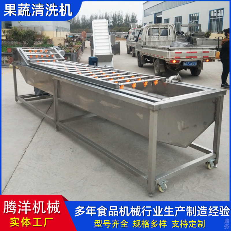 蔬菜清洗机 果蔬气泡清洗机 菌类香菇喷淋冲洗设备 一机多用