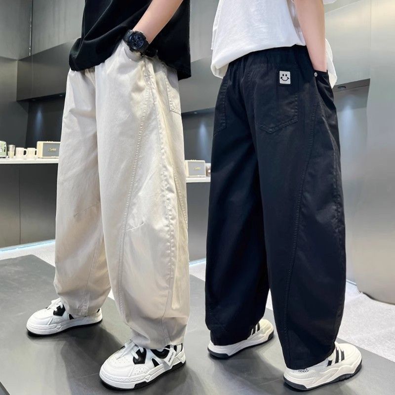Boys' Quick-Drying Pants Summer Thin Cool Breathable Children's Summer Anti-Mosquito Pants Big Boys Summer Casual Long Pants
