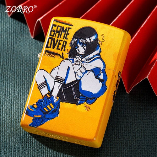 ZORRO Zorro's new kerosene lighter anime girl cartoon peripheral personality birthday gift boyfriend
