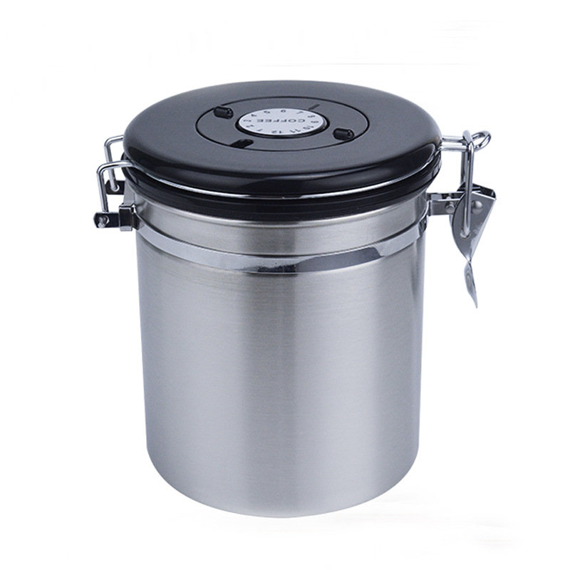 Latas selladas del grano de café directo de la fábrica con las latas selladas del acero inoxidable de la válvula de escape