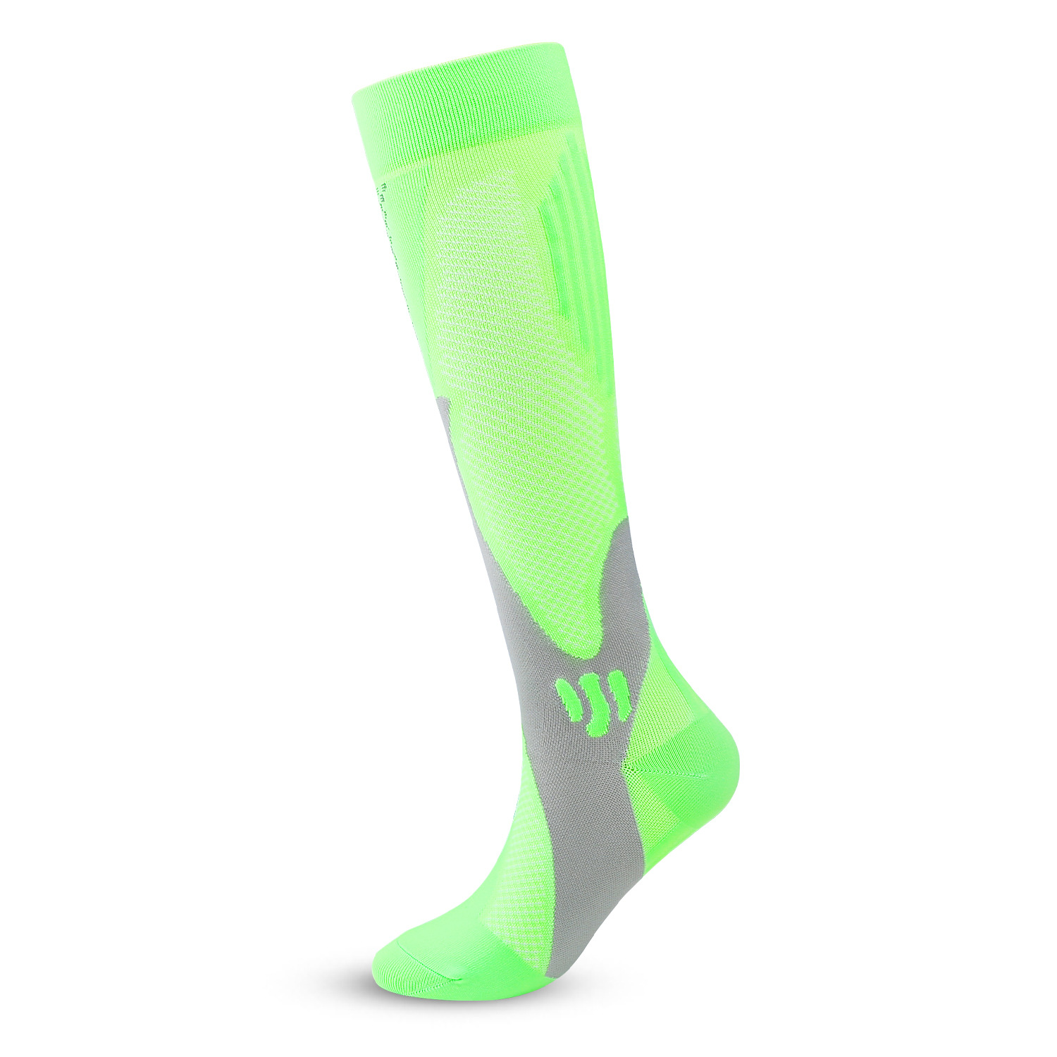 Amazon cross-border calcetines de compresión de nylon hombres y mujeres calcetines de compresión calcetines de fútbol largos calcetines deportivos para correr al aire libre