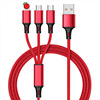 Net Red Selling Three-in-one mobile phone charging cable Android PGTYPE-CTP C 5 A fast charging one drag three data cable