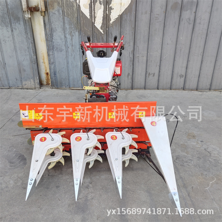 柴油黄豆割晒机苜蓿草自走式收割机 手扶式牧草割倒机