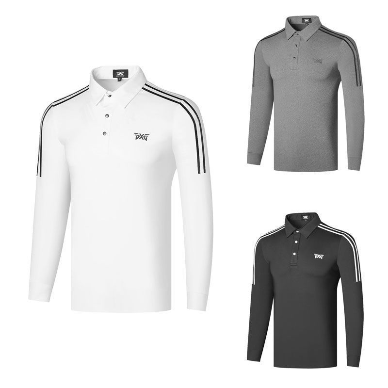 New Golf Clothing Long Sleeve Men's Clothing T-Shirt Sports Polo Shirt Breathable Golf Outdoor Casual Jersey