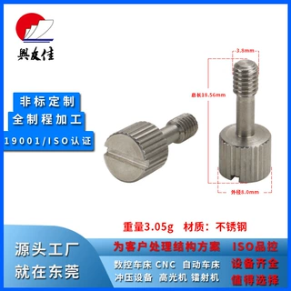 不锈钢一字槽手拧螺丝调光轴锁紧螺丝梅花螺丝手拧螺钉304不锈钢