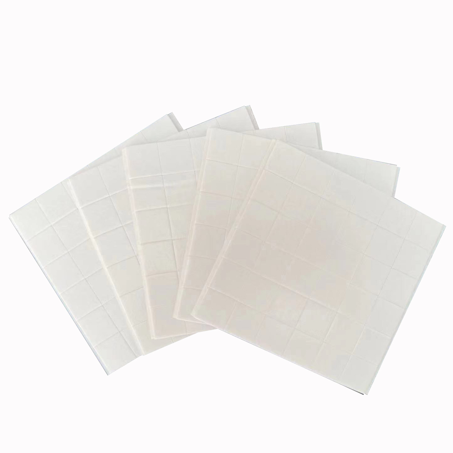 Tarjeta para niños transfronteriza hecha a mano bricolaje esponja adhesivo cuadrado de alta viscosidad tira larga espuma eva blanca película de doble cara