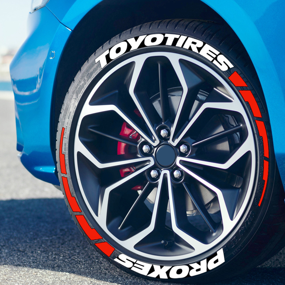 흰색 TOYOTIRES PROXES*4+빨간색 시퀀스