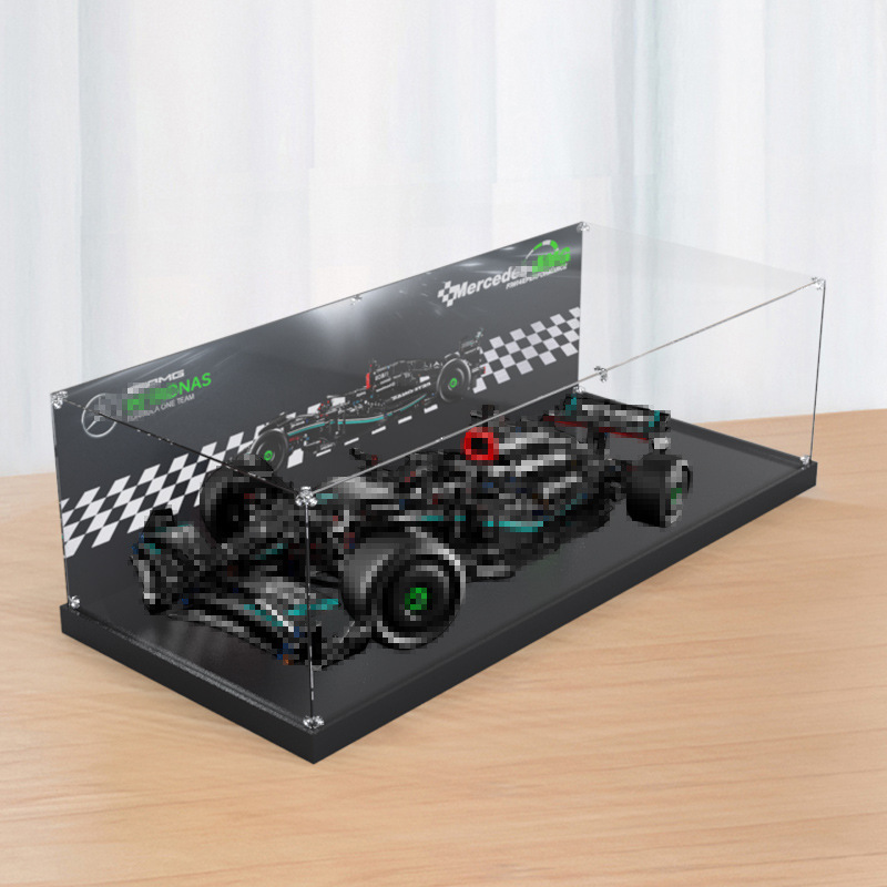 Suitable for Lego 42171 Mercedes Benz F1 Racing Car Acrylic Display Box Dust Box Hand-Made Storage Box Suitable for Lego 42171 Mercedes Benz F1 Racing Car Acrylic Display Box Dust Box Hand-Made Storage Box