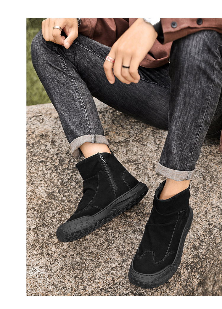 Chaussures de travail spéciales pour hommes, grandes tailles, bottines montantes Martin, nouveauté automne, respirantes, antidérapantes, chaussures de sécurité décontractées pour hommes_voghion.com