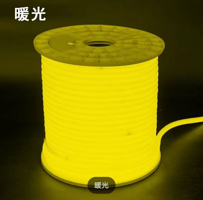 LED フレキシブルライトストリップ 220v360 度ラウンド発光屋外防水照明装飾広告看板ネオンライトストリップ|undefined