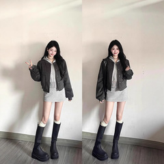 短款棒球服夹克套装韩系开春穿搭一整套2025新款外套女春秋季女装