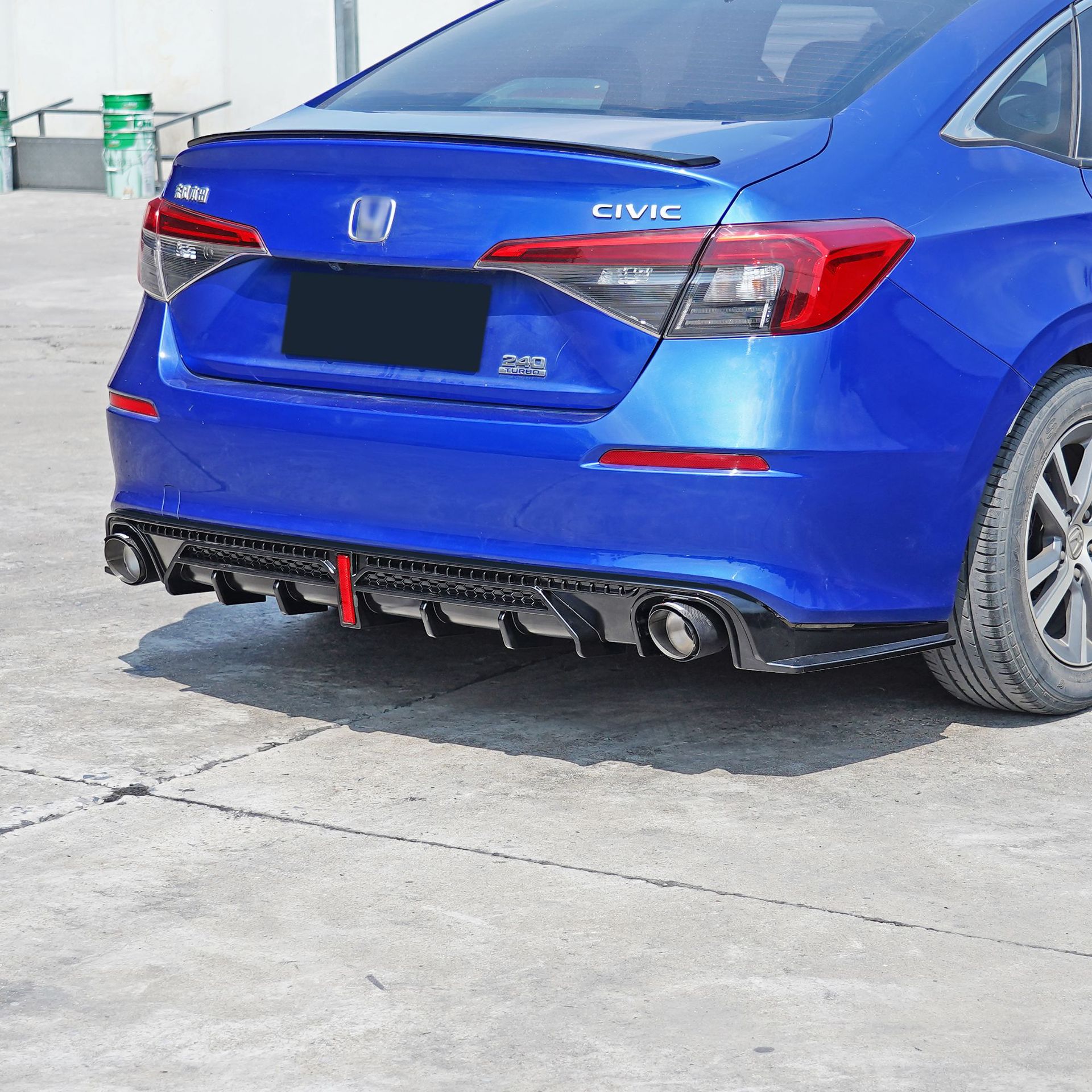 Suitable for 22 models of the 11th generation Civic modification: rear lip, rear spoiler, rear bumper, front splitter, front lip, side skirts, and rear wing