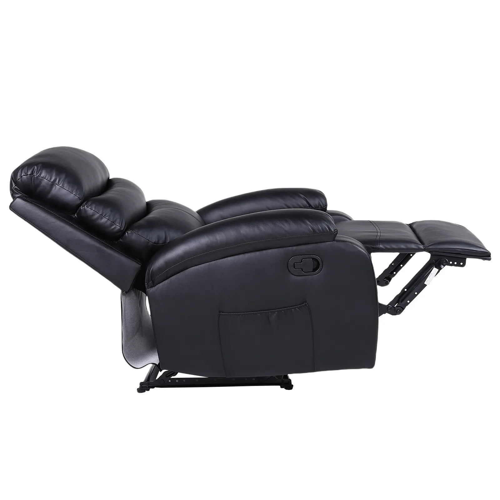Nuevo diseño lujoso estilo europeo sala de estar moderna un solo manual PU cuero sillón sofá conjunto de muebles