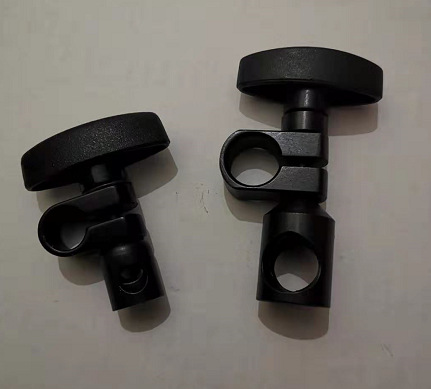 钢制 360度旋转可调角度十字夹管夹支柱圆棒固定夹调节表杆连接头