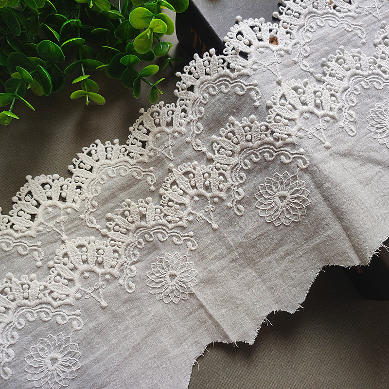 卸売りロリータ新品補助材料綿布刺繍片波レーススカート袖口装飾品レース