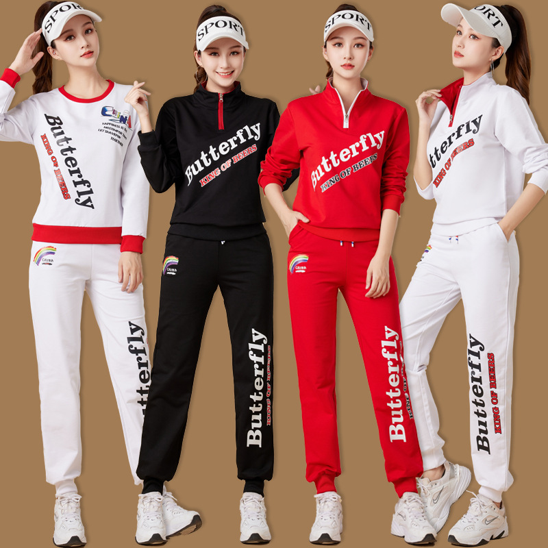 Luo Shen square dance clothing new suit Spring and Autumn long-sleeved sports workout clothes team dancing clothes workout top