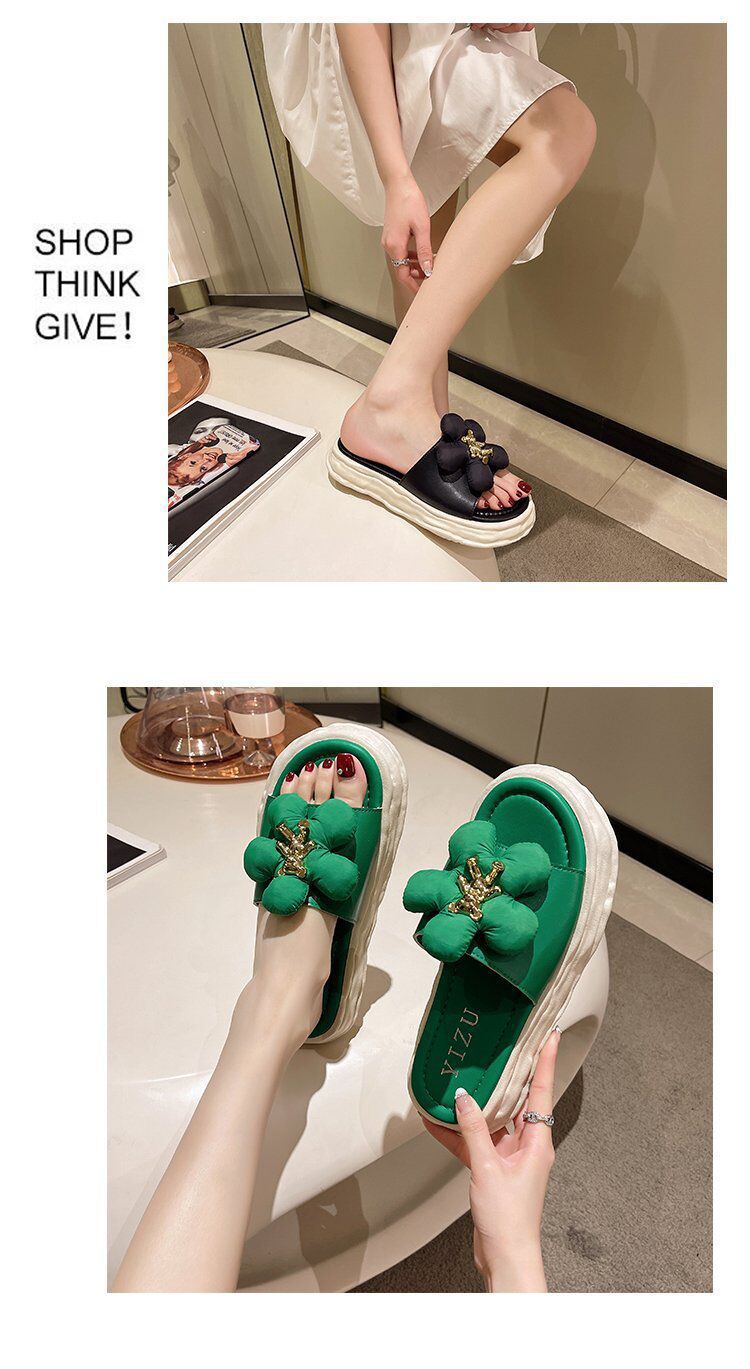 可爱时尚外穿凉拖鞋女