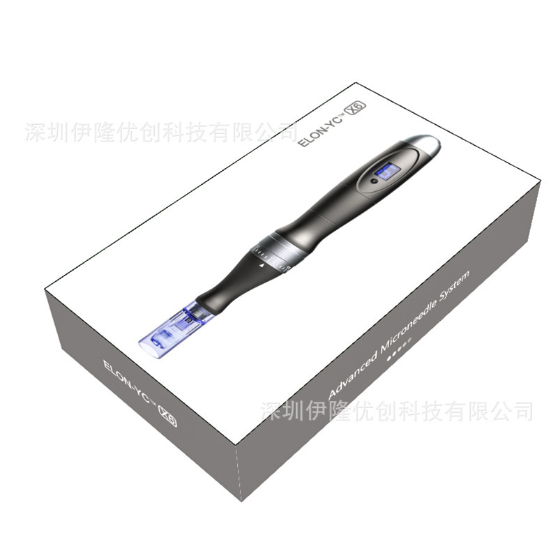 韓国mtsマイクロニードル機器x6小さな黒ペンナノ導入水光エッセンス微結晶顔中胚層導入器|undefined