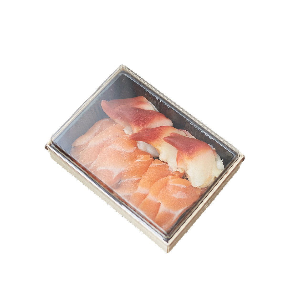 Caja de comida de madera desechable de alta calidad, caja de sushi japonesa, caja de comida para llevar, caja de embalaje de madera
