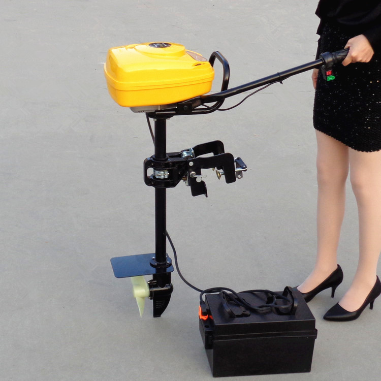 电动船尾机 水王星48v电瓶挂桨机 小型轻便船挂机厂家优惠