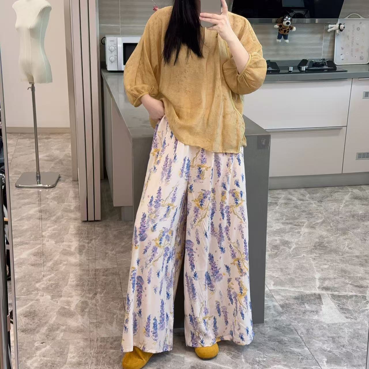 [Algodón] mujer verano 2024 cintura alta versátil retrógrada delgada una falda de busto