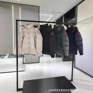 New High-end Correct Edition Big Goose Big Pocket Men and Women Couple Parker Cotton-padded jacket Hooded Thickened Warm Windproof Jacket