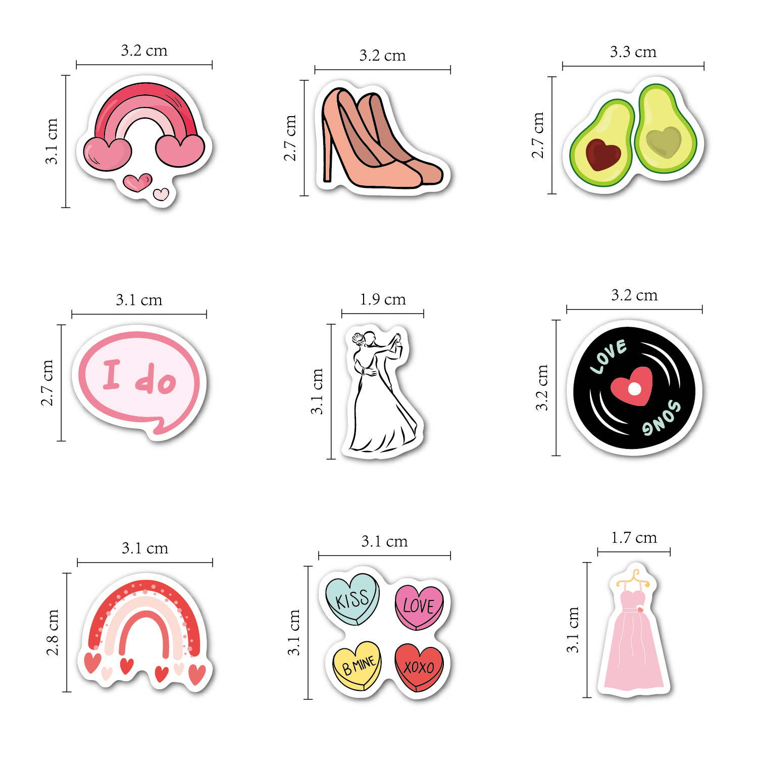 爱情婚礼贴纸8张160枚 尺寸标注-01.jpg