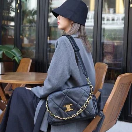 Arco del triunfo tote bolso 2024 nueva cadena de axilas femeninas bolso perezoso estilo de ocio lingge bolso de hombro de gran capacidad