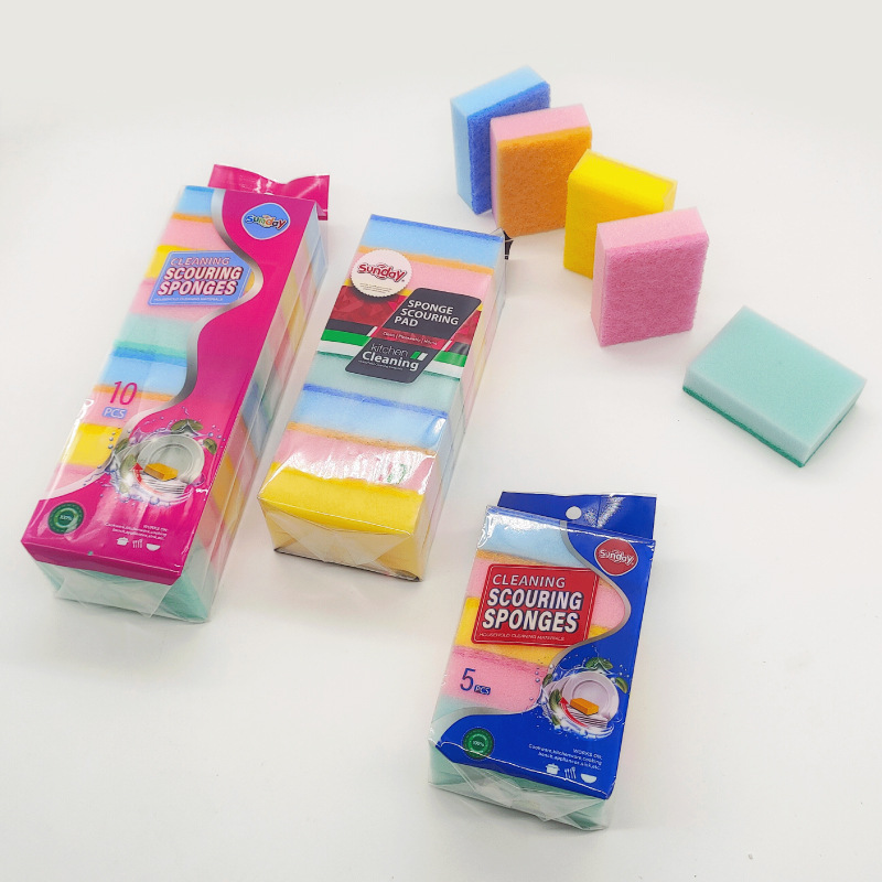 Esponja para Lavar Platos de Doble Cara 10x7x3cm de Esponja Desengrasante para Cocina