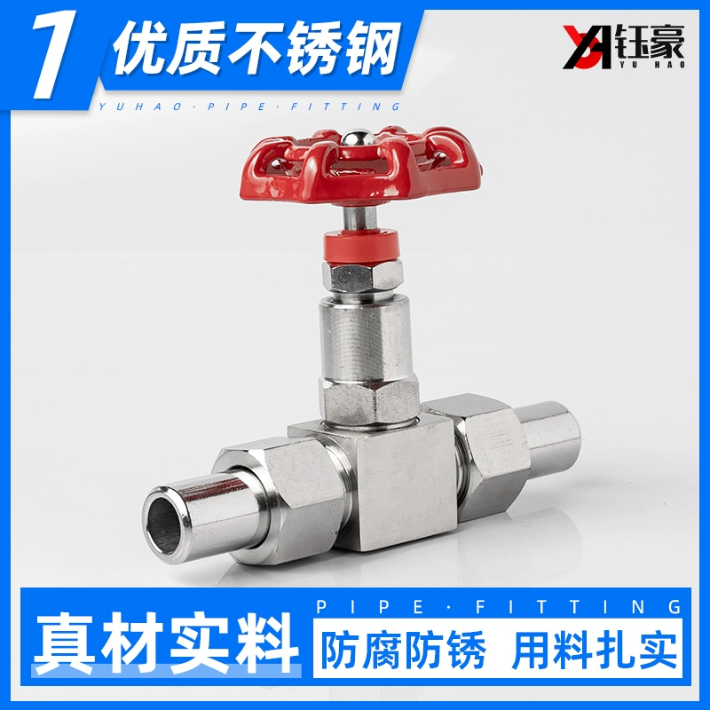 Игольчатый клапан из нержавеющей стали 304 J23W-160P, игольчатый запорный клапан для сварки высокого давления DN15 25 50