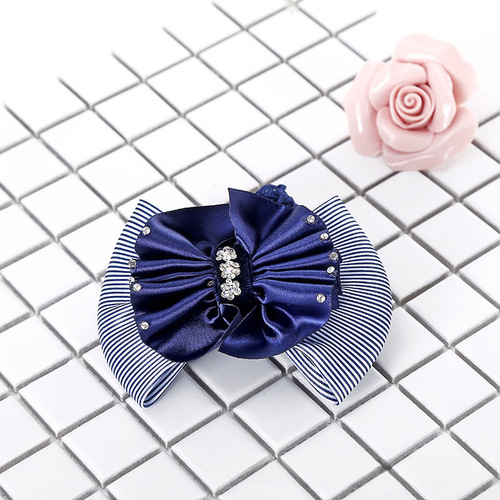 New fashionable L-style professional hair net nurse bow tie hair net for bank nurses hotel staff hair clip