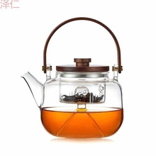 煮茶壶玻璃耐高温办公室茶具家用泡茶烧水壶可明火电陶炉茶器单壶