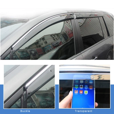 Rain shield Molded Rain Shield Car Window