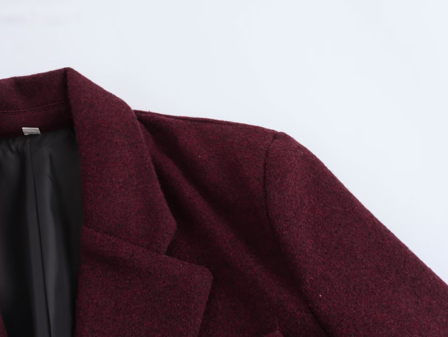 Produs nou toamna 2024: Jachetă casual la modă pentru femei cu umeri și costum drept, w021 81129_voghion.com