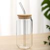 High -borosilic glass single -layer cup creative cola cup home water cup Nordic milk cup large -capacity glass