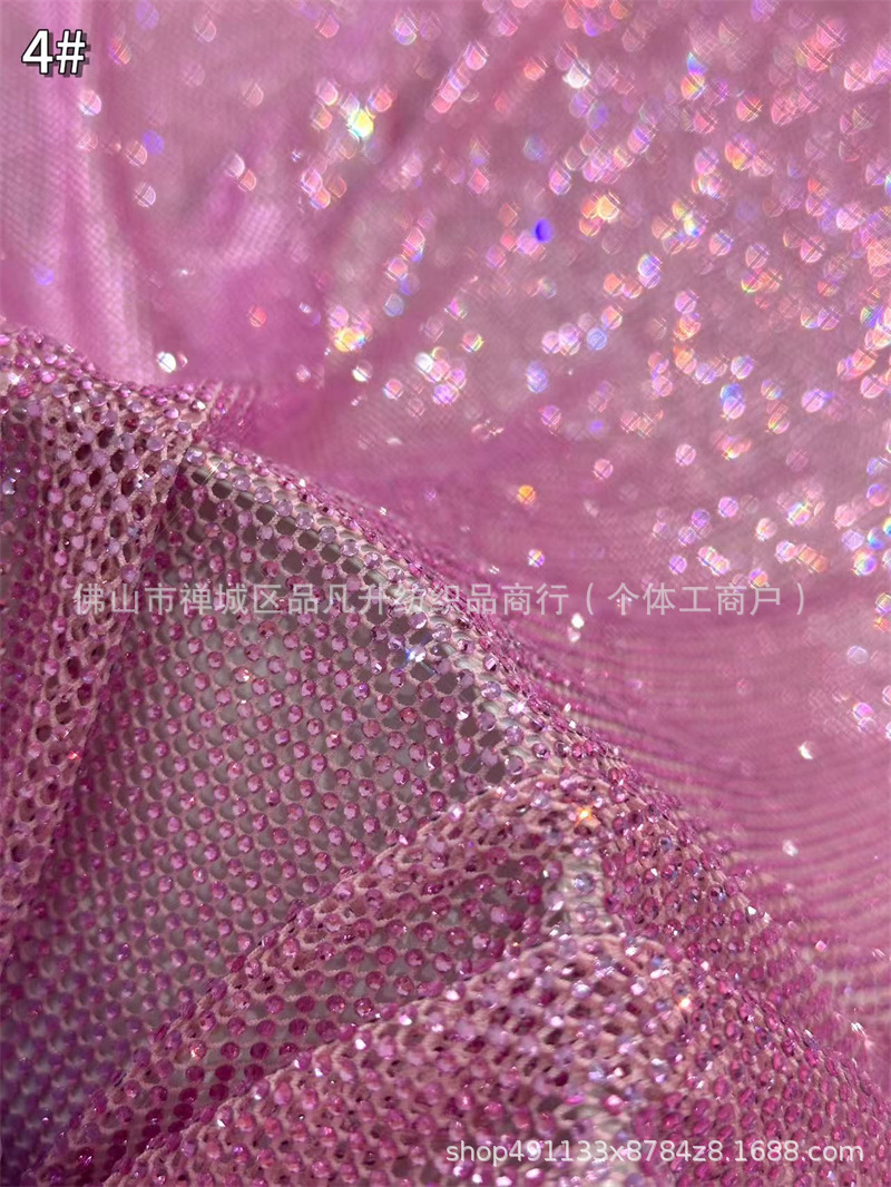 Fabricantes de tela de diamante caliente de alta densidad de 6 imitación de diamante australiano moda cena espectáculo de fiesta vestido de tela