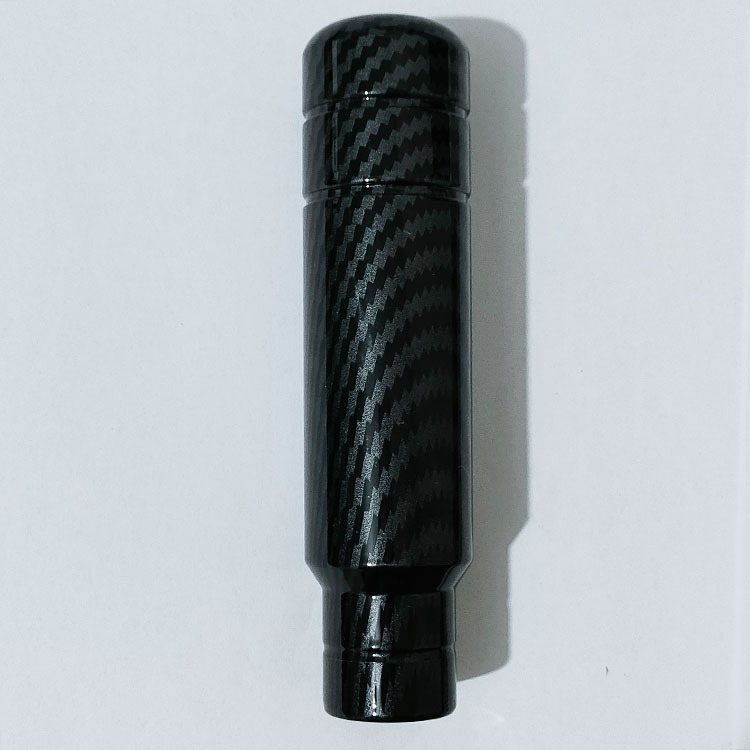 Hot-selling Gear Shift Head Modified With Personalized Carbon Pattern Metal Gear Shift Head Aluminum Alloy Hand Automatic Gear Shift Head Wave Stick Head