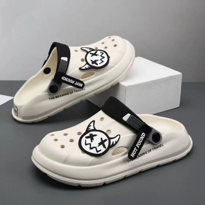 Пещерная обувь мужская летняя толстая подошва спортивный досуг нескользящие мягкие подошвы сандалии