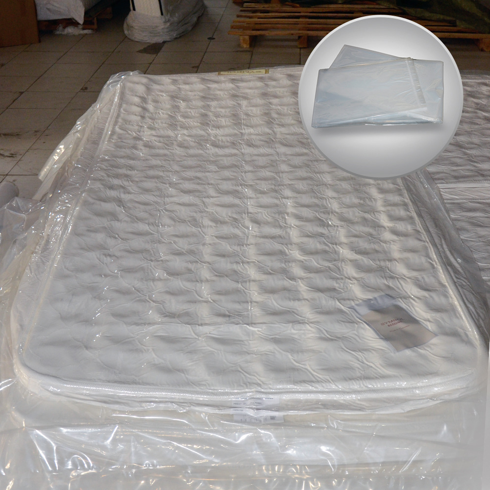 厂家供应特强型床垫压缩袋 耐摩平口床垫包装袋pe高压平口袋