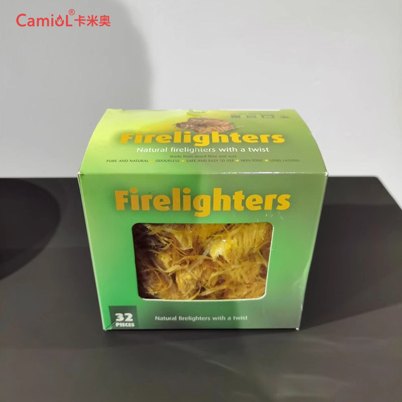 燃木真火壁炉专用引火物蜡木丝卷烧炭引火 引火宝