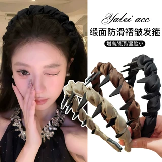 发箍女款2026新款洗脸头箍高颅顶发卡发窟带齿防滑发捆显脸小头饰