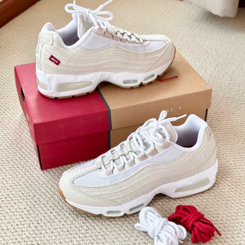 Putian New Dad Shoes Max95 Retro Air-Cushion Running Shoes Unisex Height-Increasing Breathable Casual Sports Shoes