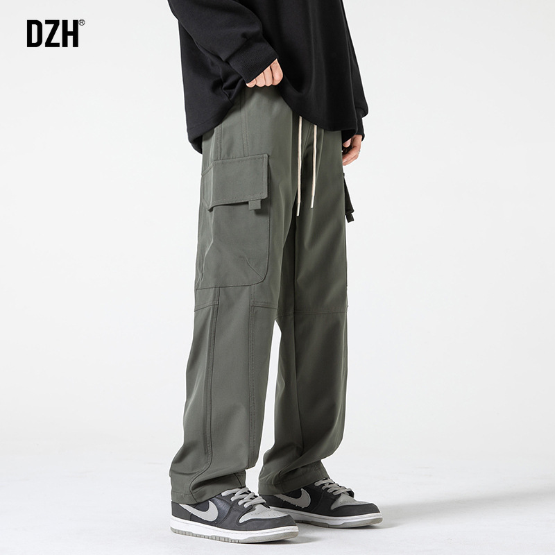 Green nurse uniform, summer thin trousers, loose straight fit