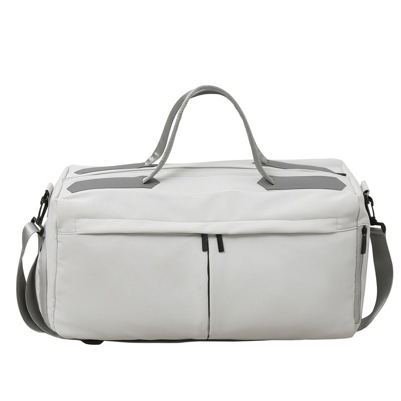 Bolsa de viaje corto con almacenamiento de zapatos independiente, bolsa de ejercicio de gran capacidad de separación seca y húmeda, nueva bolsa de equipaje de otoño y invierno